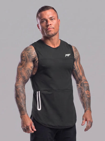 Men's Sleeveless Top Zip