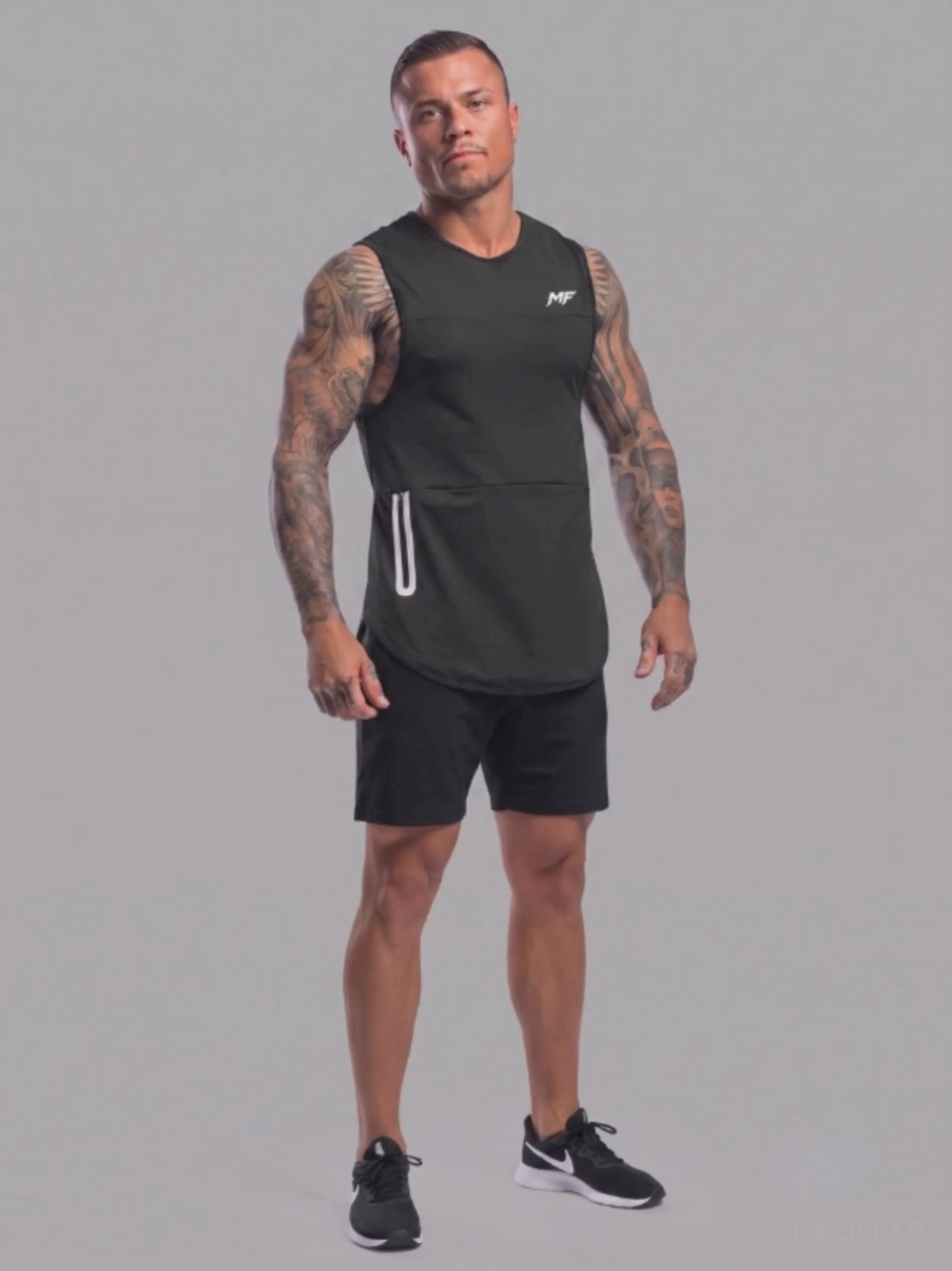 Men's Sleeveless Top Zip